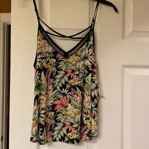 Tropical Print Tank Top